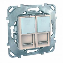 Изображение продукта Розетка компьютерная 2хRJ45 Schneider Electric Unica 